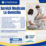 Asistență medicală la domiciliu - Perfuzii / Pansamente / Injectii