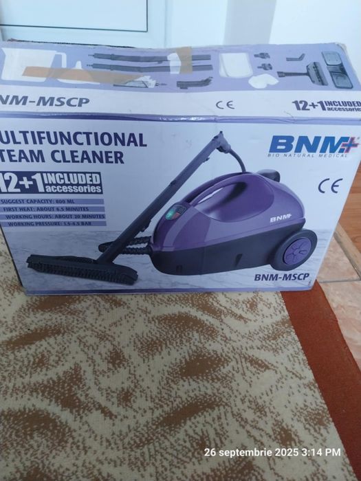 Vând aspirator multifuncțional cu aburi BNM