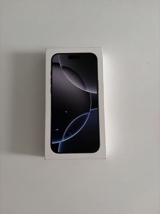 iphone 16 pro max black titanium 256gb, NOU, sigilat, garantie 1 an