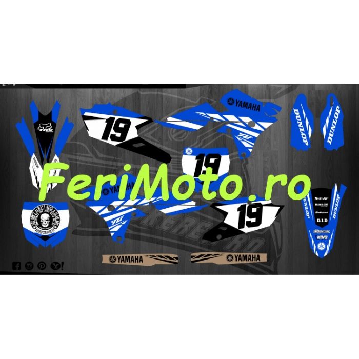 Kit complet Stickere autocolante enduro moto ATV- pt orice model si an