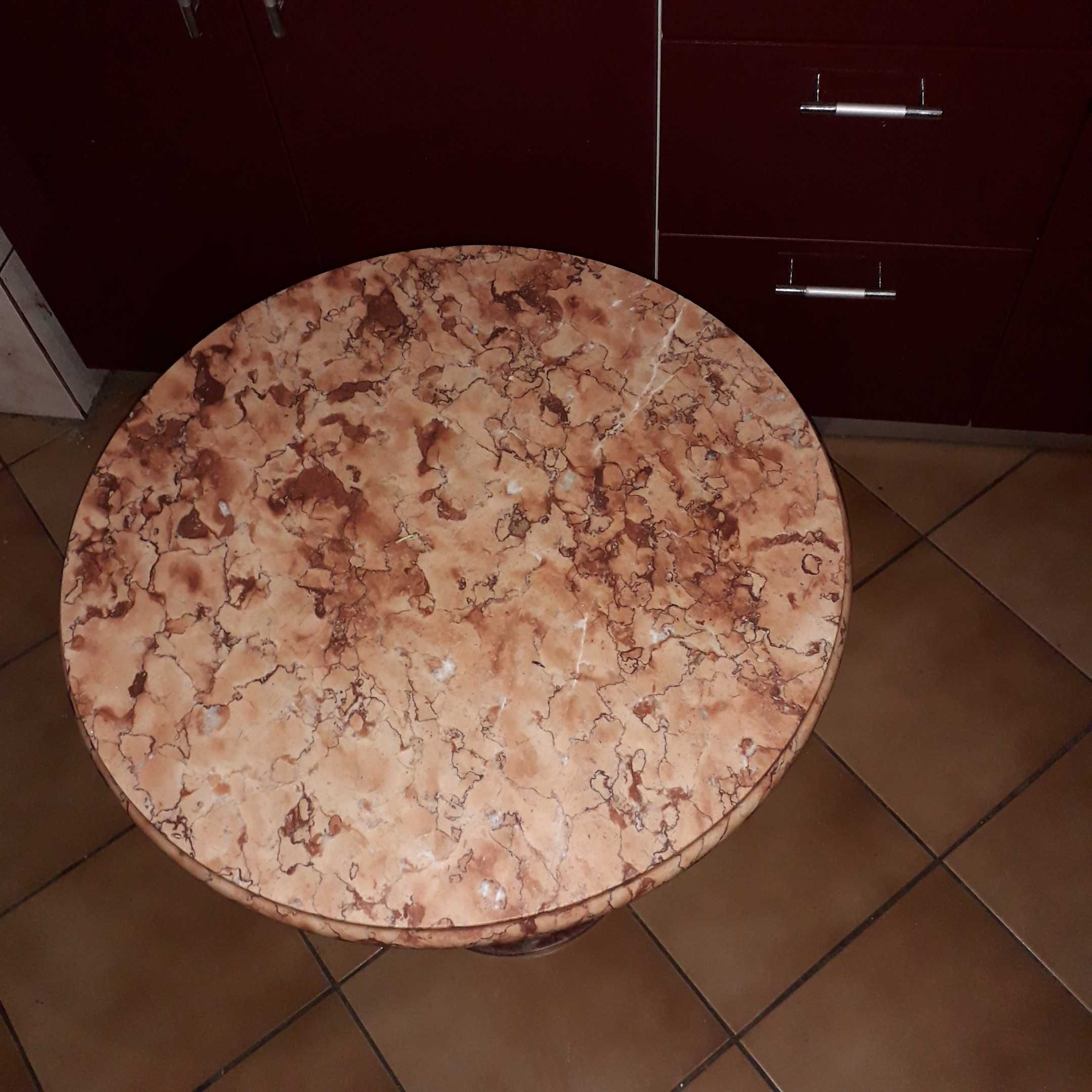 Masa Marmura  (hol / balcon ), inaltime 65cm, latime 54cm