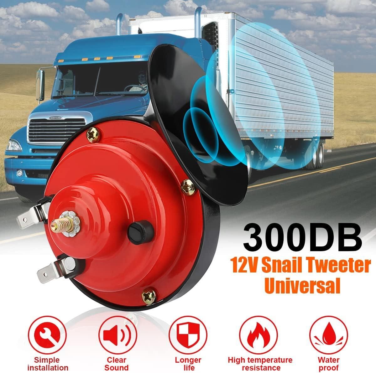 сирена тип охлюв seger electric horn 12v/24v, 410 hz нисък и 510 ...