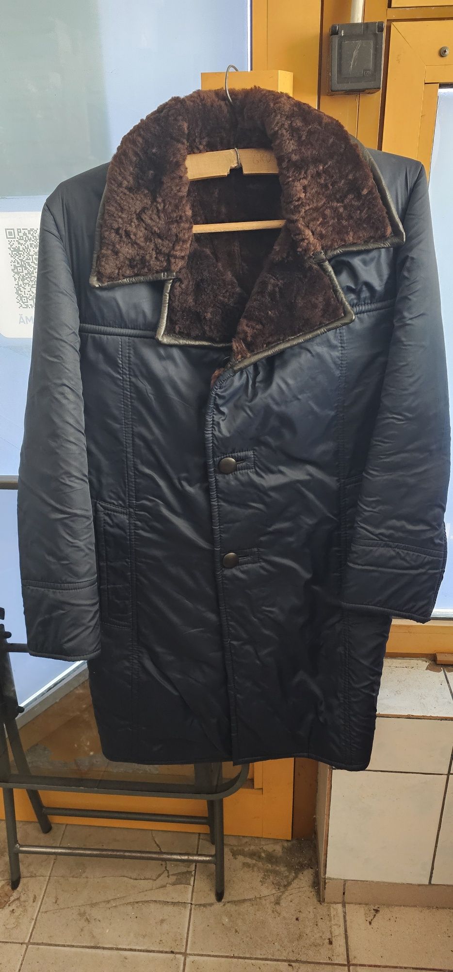 Cojoc bărbătesc original cu blană