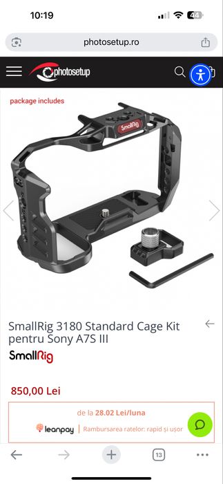 Cage SmallRig Sony a7s III