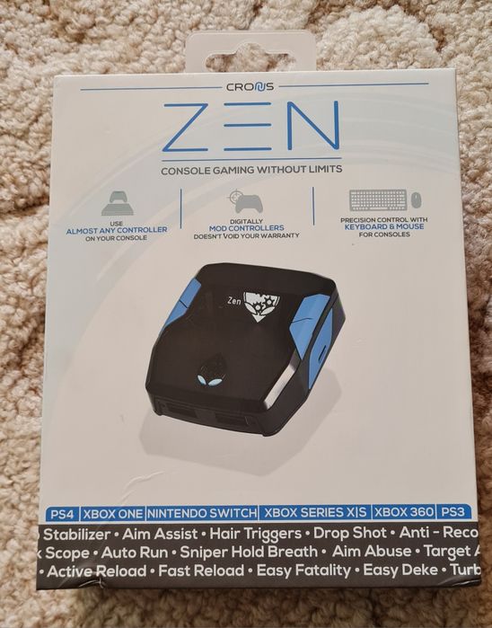 Адаптер за контролер за Xbox/PlayStation/Nintendo/PC, Cronus Zen