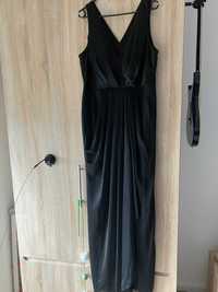 Vand rochie dama lunga, neagra, eleganta, marimea 48