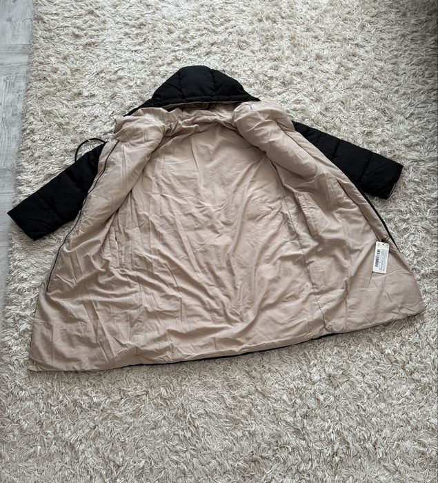 Geci Geaca jachetă neagra groasă iarna cu 2 fețe damă mărimea S-M