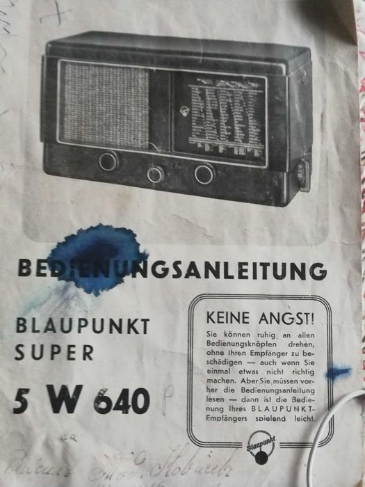 Радиоапарат Blaupunkt