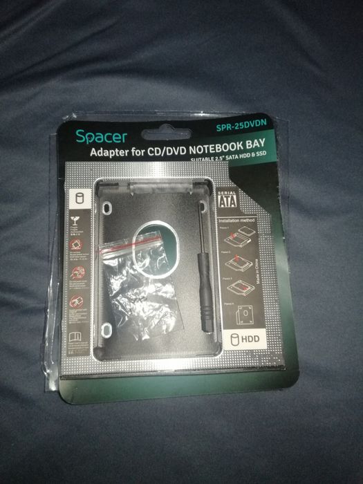 Adaptor HDD in loc de DVD/CD pt laptop