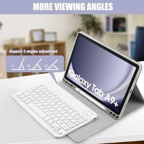 Нов Магнитен кейс с клавиатура за Samsung Galaxy Tab A9 Plus 11" 2023