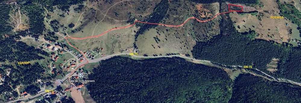 Vând teren extravilan 5.000 mp - la 2 km de statiunea Vartop