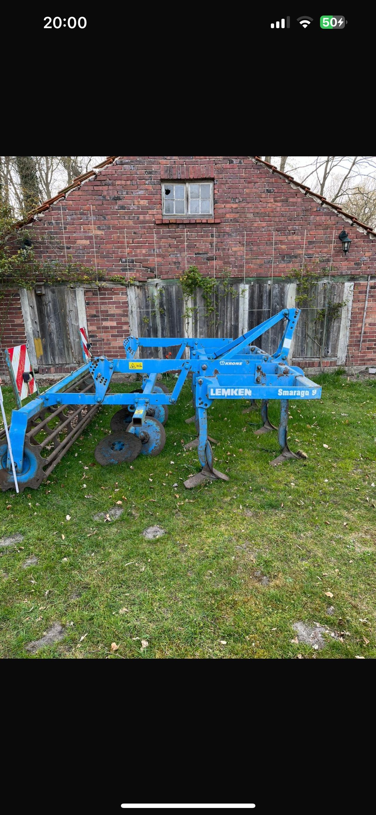 Gruber 3m Lemken Smaragd 9 Scarificator Dezmiristitor