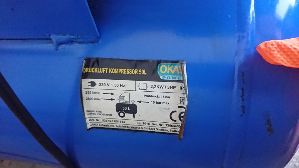 Компресор Okay 50 L