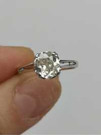 Inel vechi logodna aur 18k diamant 1.15 ct