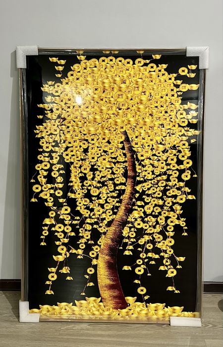 3D Картина «Денежное дерево» – 80x120 см
