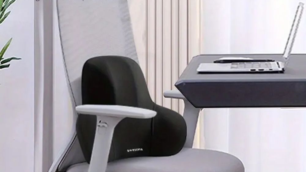 Лумбална възглавница – черна