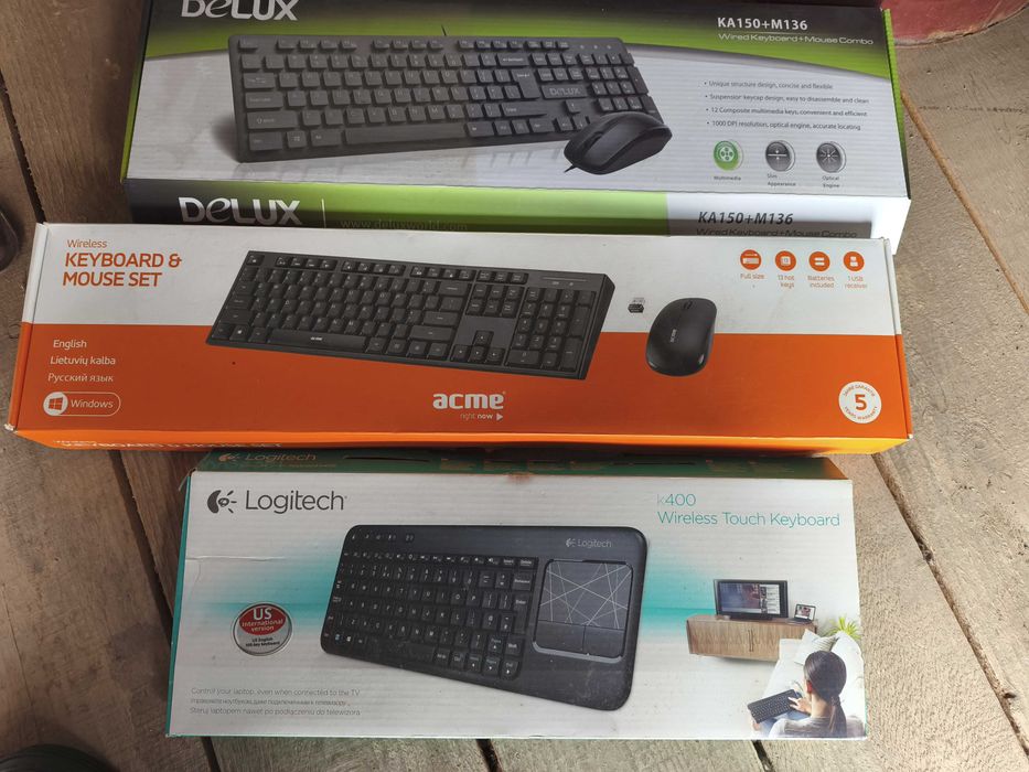 tastatura wireless PC chirilice rusa si engleza ACME