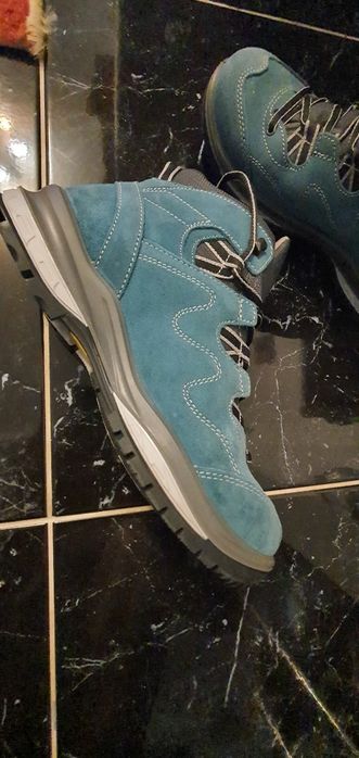 Ghete drumetie Grisport Canion, albastru azur , impecabil,