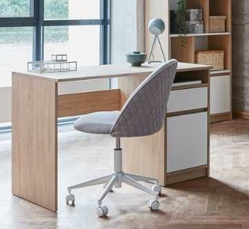 Бюро BILLUND 54x120 бяло/цвят дъб