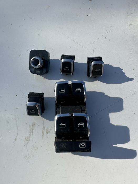 Set Butoane geam cromate audi a4 b8 b8.5