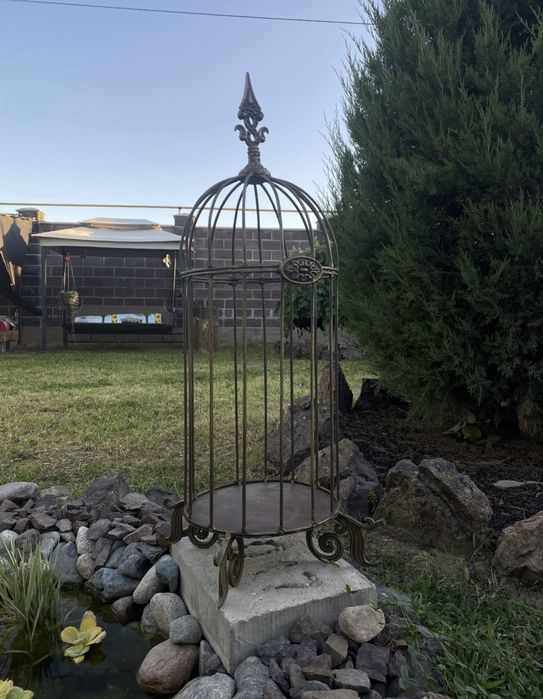 Клетка железная эксклюзив уличный декор