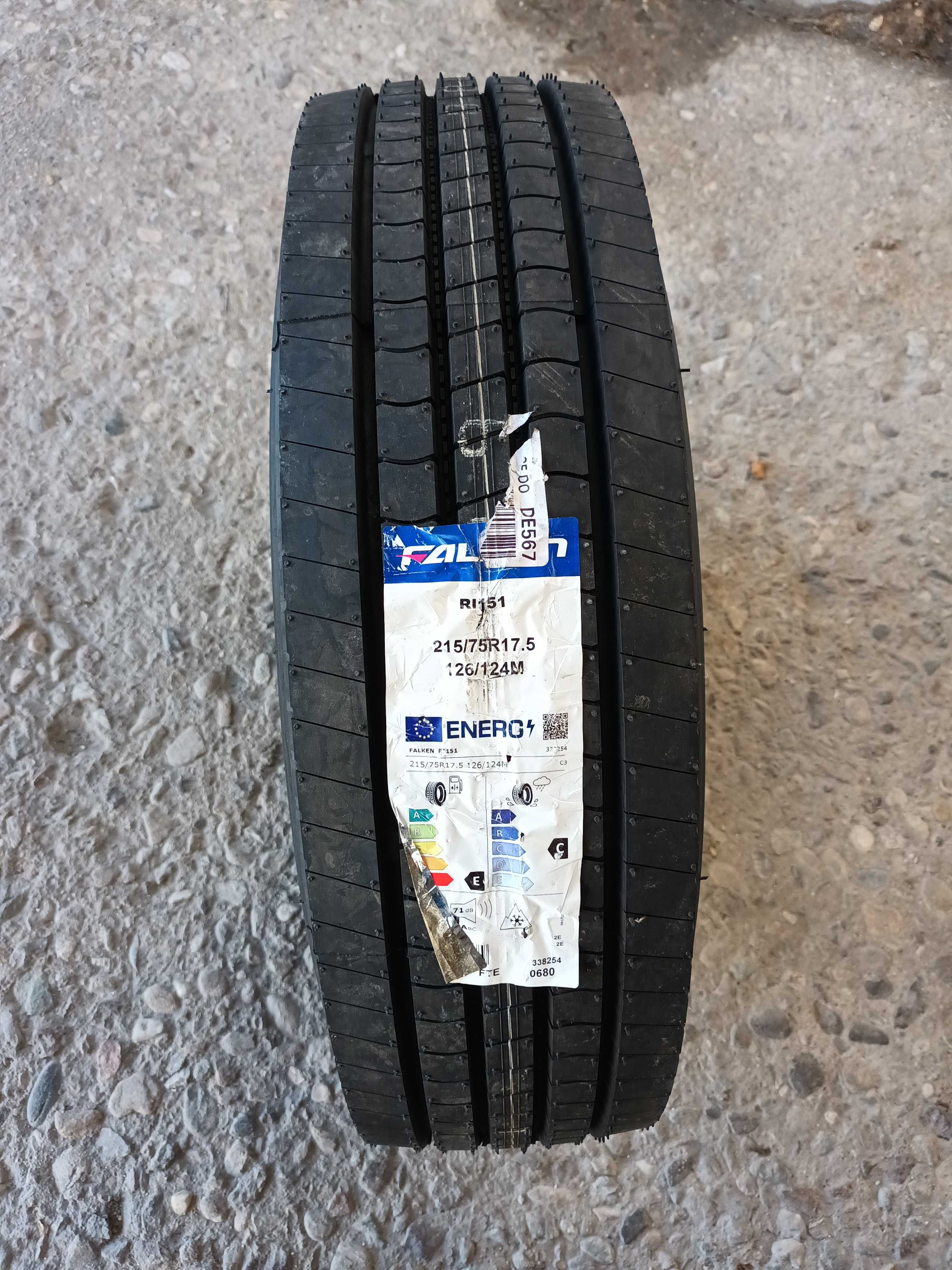 1 Нова гума 215/75 R17.5 Falken RI151 126/124M M+S 14PR made in Japan