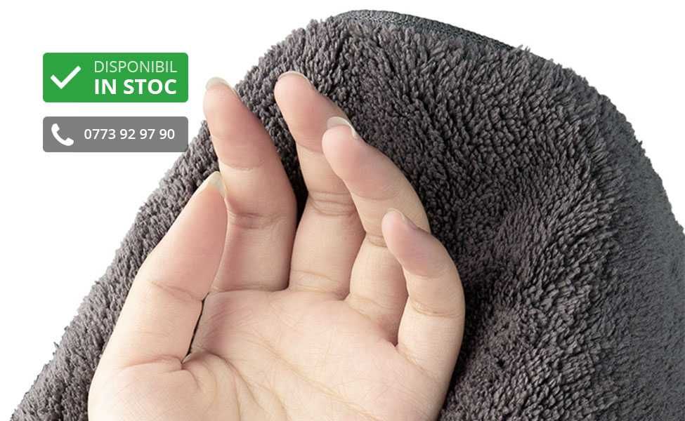 Prosop / laveta din microfibre fine si moi, cu doua fete