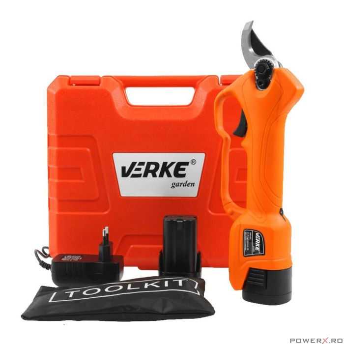 Foarfeca electrica cu acumulator pentru curatarea copacilor, florilor,