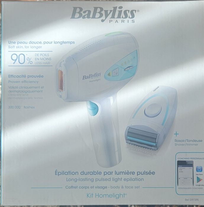 Epilator BaByliss IPL Homelight  300.000 impulsuri