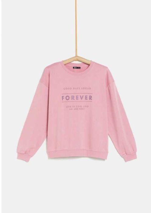Bluza Hanorac dama roz pal M nou