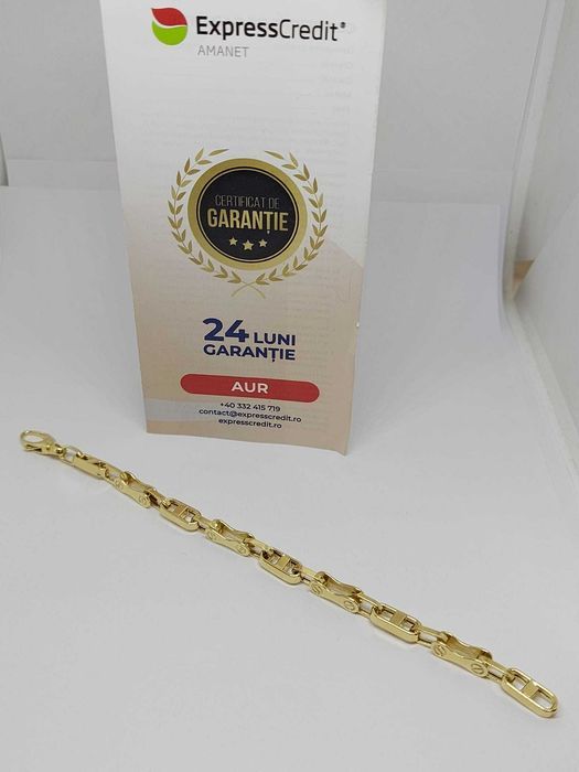 Bratara aur 14k 12.38g (33647/30 Pacurari 2) Garantie 2 ani!