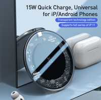 Incarcator  Wireless Baseus 15W Incarcare rapida iPhone Samsung