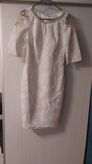 Rochie cununie crem