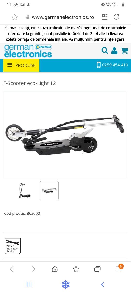 Trotineta Eco Light 12