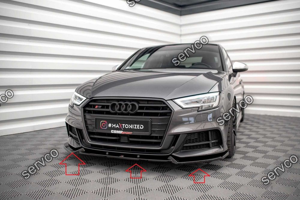 Pachet Body kit tuning Audi S3 Sportback 8V 2016-2019 v9 - Maxton