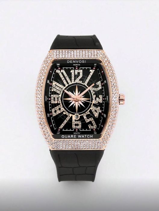 Унисекс Часовник с кристали RichhM