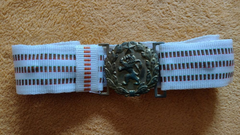 Параден офицерски колан/шарф с блях/