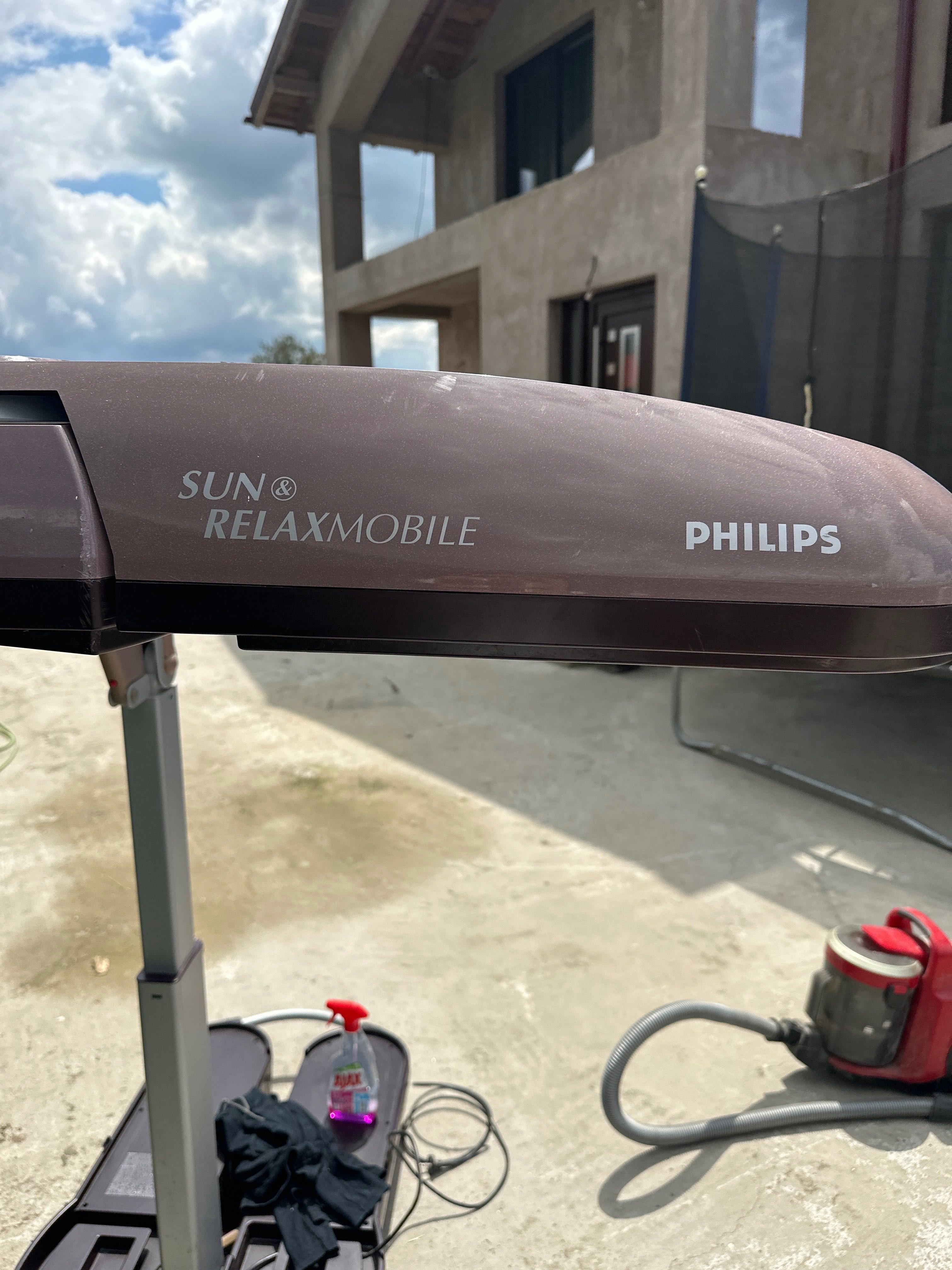 Aparat bronzat Philips HB 975 Sun & Relax – Solariu mobil profesional