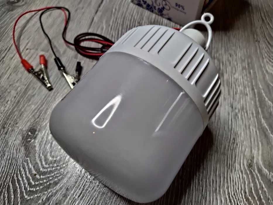 BEC LED Camping, Pescuit de 12V / 28W cu Clips de Prindere, Clestisori