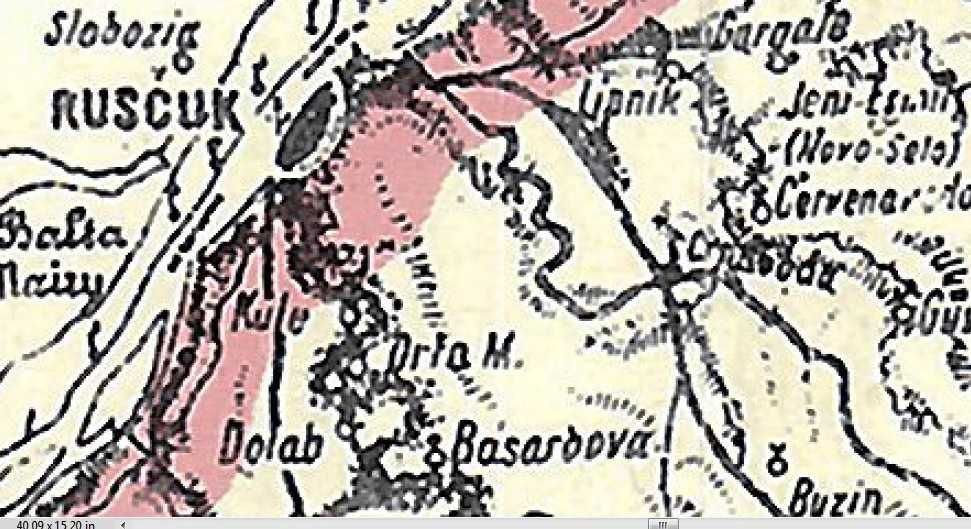 Първата карта на България, издадена през 1877 г. от Феликс Каниц