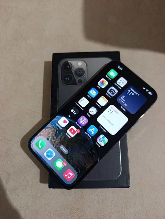 iPhone 13 Pro Max Идеальный как новый 75% Ёмкость Фулл Коробка.