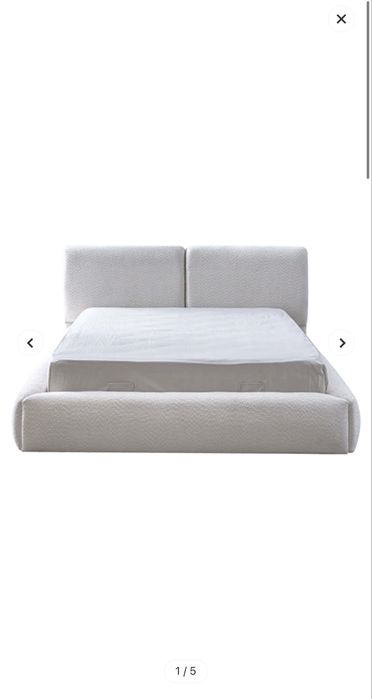 Тапицирано легло с място за съхранение+ повдигащ механизъм - 180/200