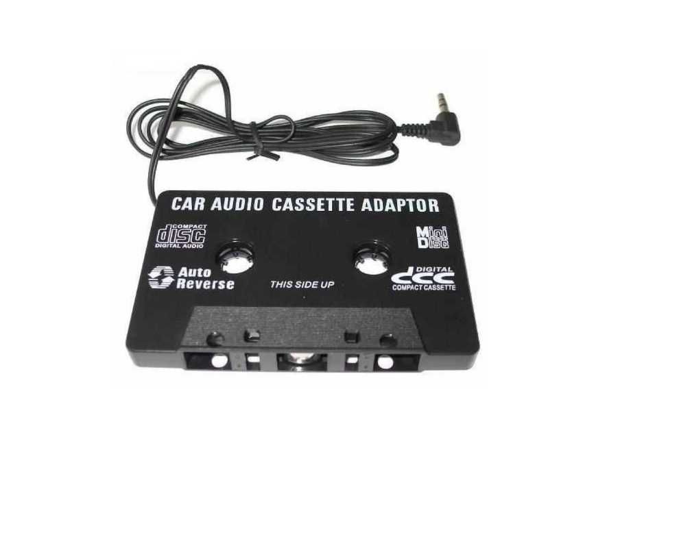 Caseta adaptor pentru conectarea unei surse audio externe la casetofon