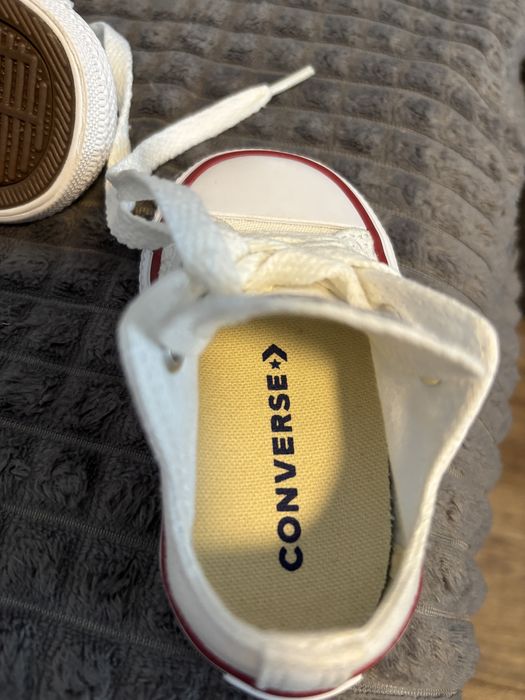 Tenisi albi bebe Converse 18