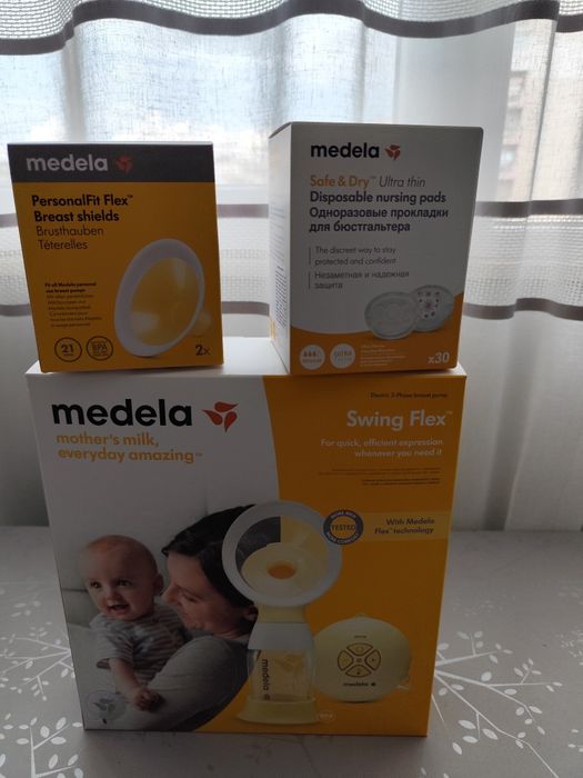 Medela Електрическа помпа Medela - Swing Flex с аксесоари