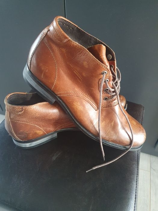 Ghete barbati vintage din piele naturala 44