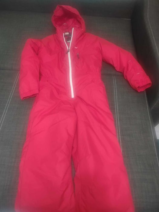 Salopeta de schi rosie pentru copii