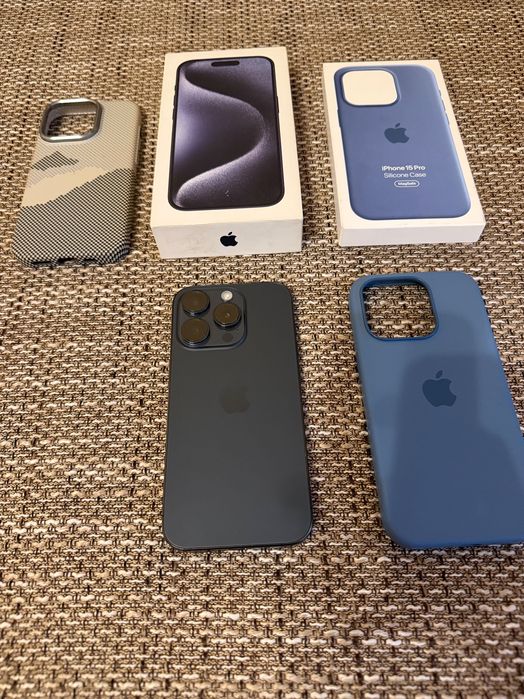 iPhone 15 Pro 128 Blue | Отличное состояние, полный комплект