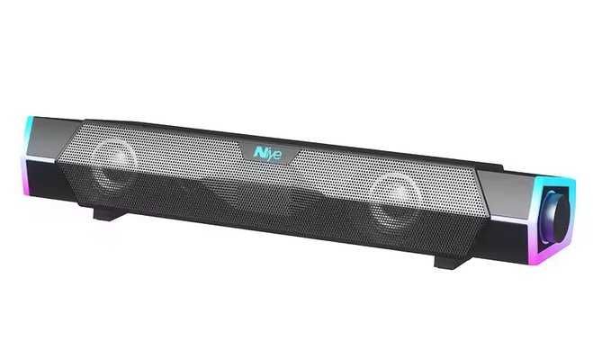 Boxa bluetooth USB alimentare externa iluminare LED multicolora