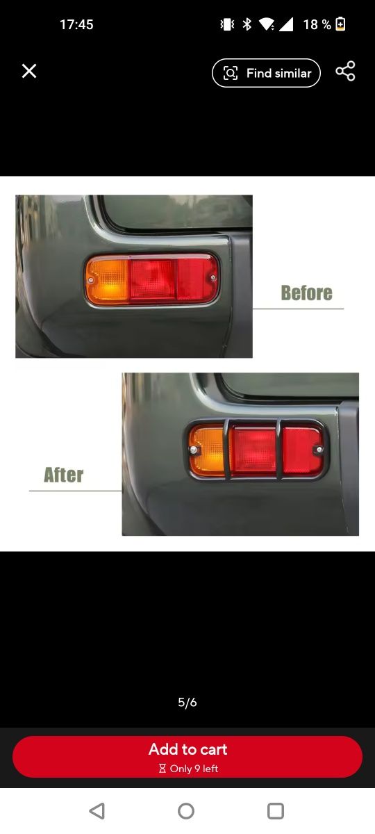Ornamente Ochelari Pleoape Faruri si Triple spate Suzuki Jimny 4x4